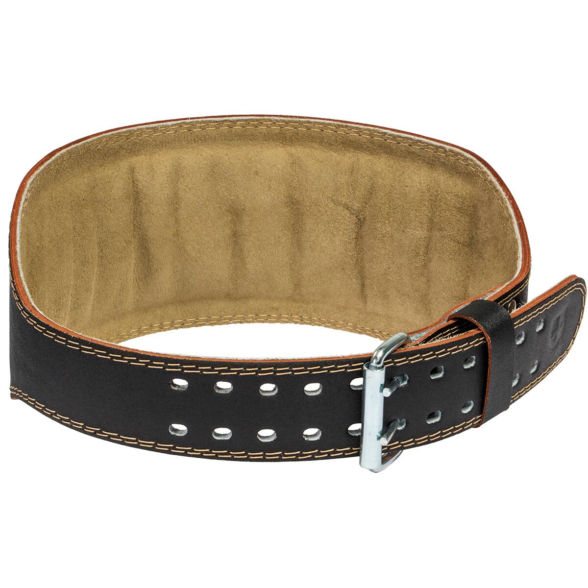 Alt View 1. Harbinger - Harbinger 6" Padded Leather Weight Lifting Belt - 2XL - Black.