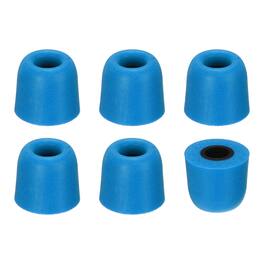 Unique Bargains - Memory Foam Earbud Tips (4.9mm/0.19"), 6pcs/3Pairs - Medium, Noise Isolation, Comfort & Secure Fit for Earphones - Blue