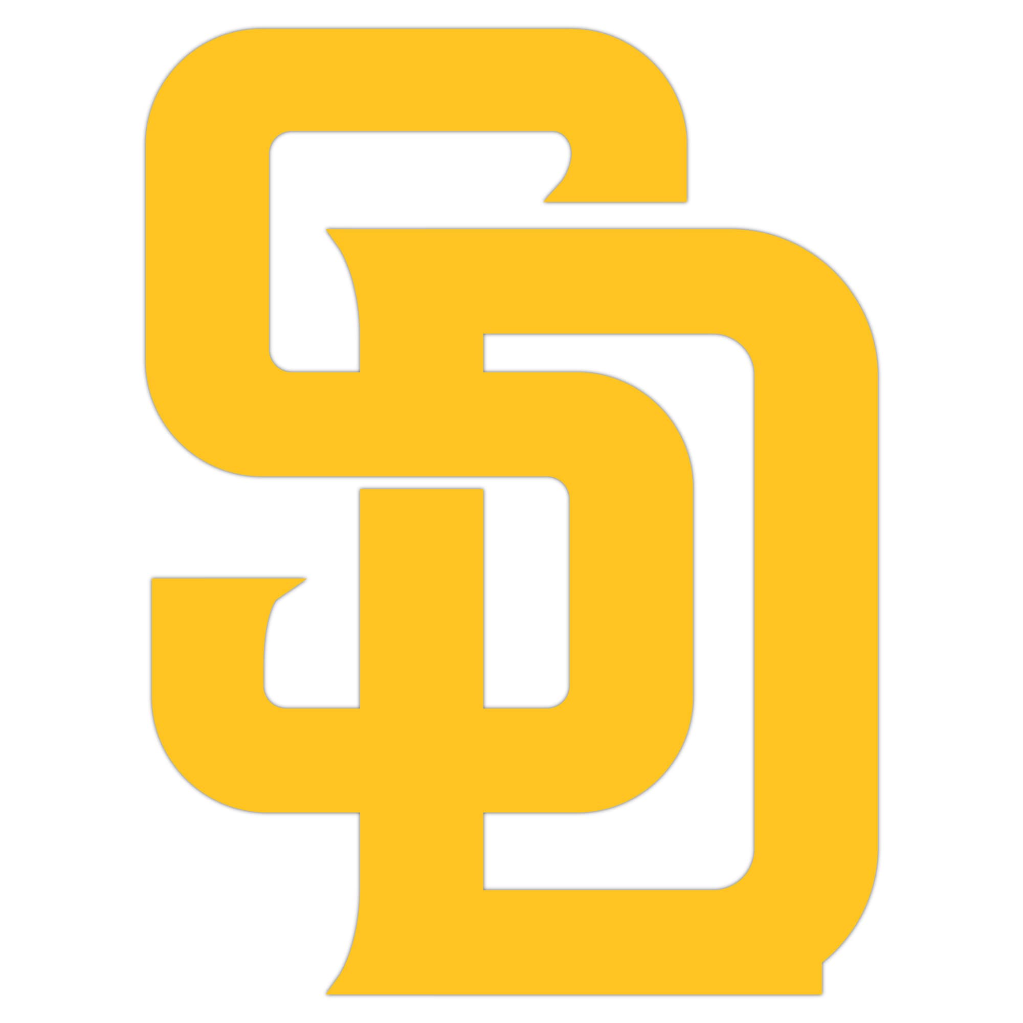San Diego Padres 24" Logo Cutout Sign