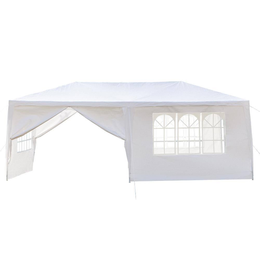 Back. Winado - 10x20 Party Tent with 6 Removable Sidewalls for Parties, Carpas para Fiestas, Weddings, BBQ, Waterproof Outdoor Event.