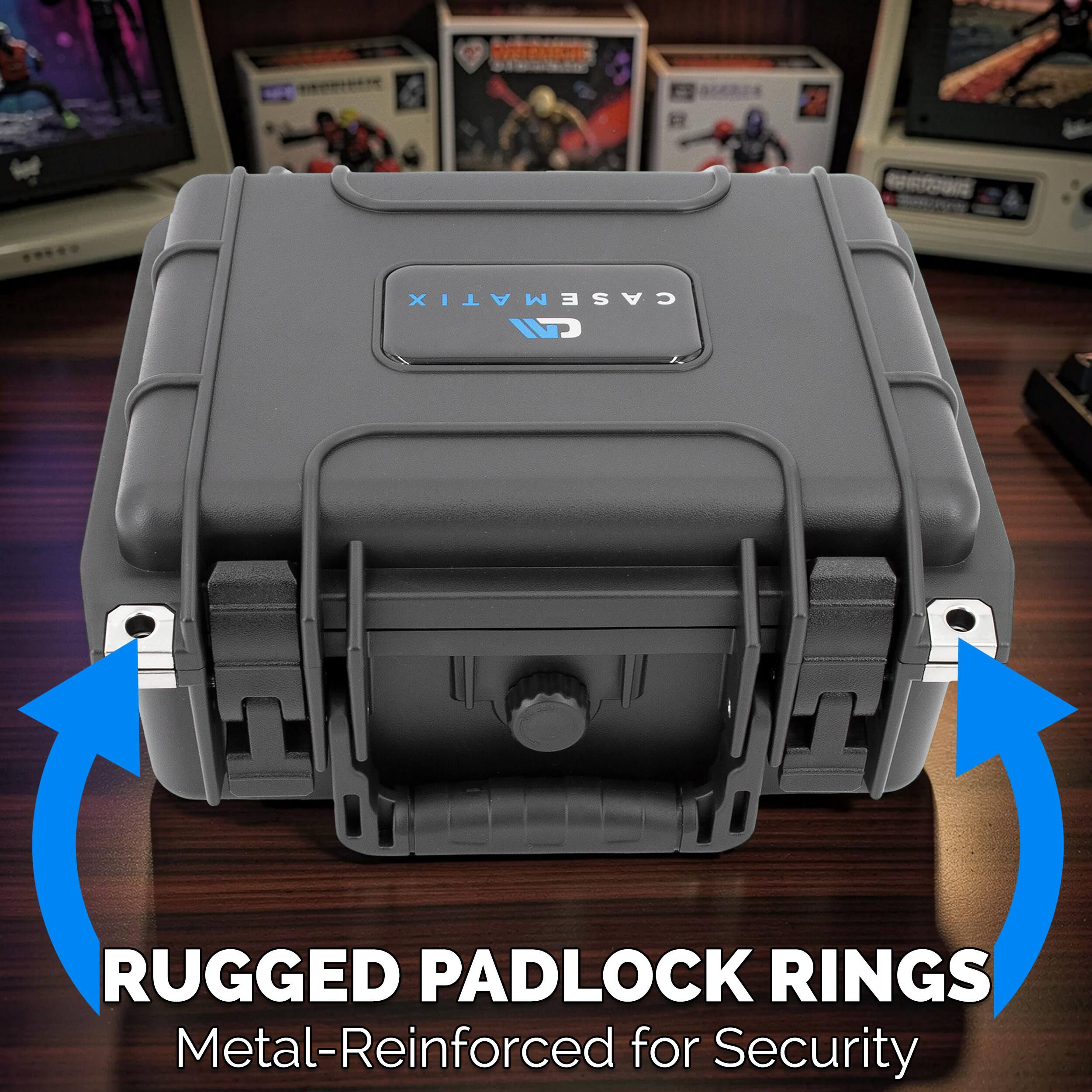 ATIX CASEMATIX 1 J RUGGED PADLOCK RINGS Metal-Reinforced for Security