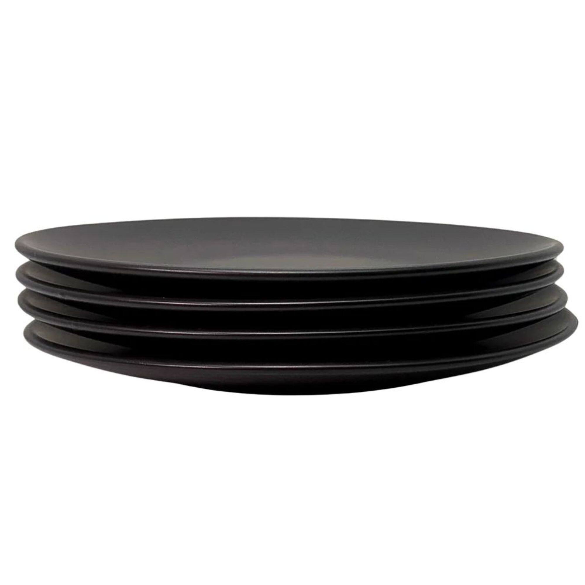 Zulay Kitchen - Contour Salad Plate - Set of 4 - Black price history on PriceWatchPro