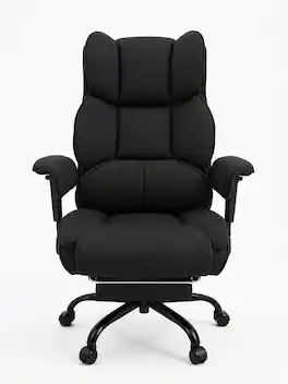 CloudRest Pro - Ergonomic Swivel Gaming Chair Premium Executive Office Chair High Back Computer Chair - Black-Fabric