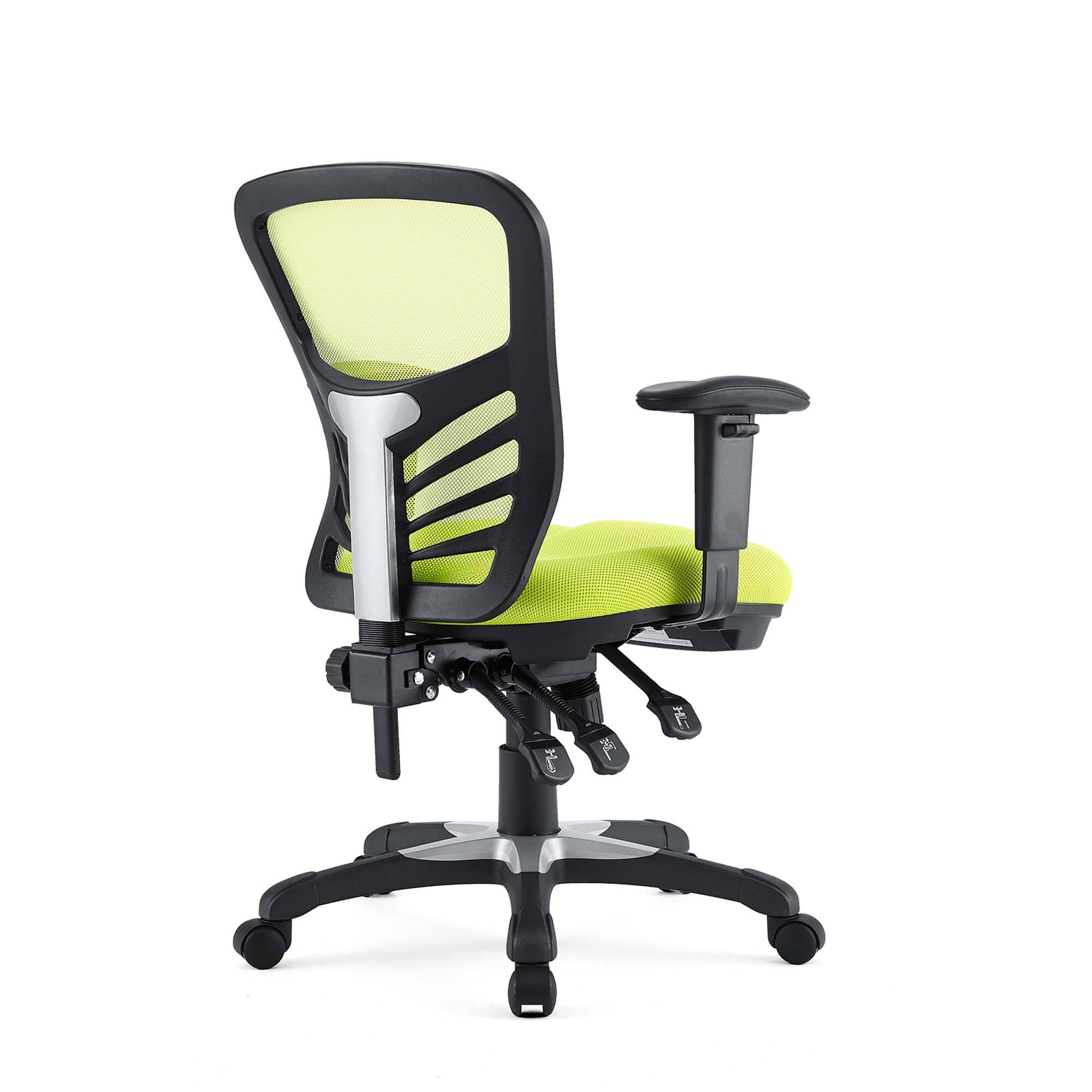 Alt View 4. Modway - Articulate Mesh Office Chair by Modway - Green.
