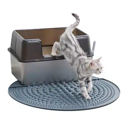 Front. PetPals - Air Bubble Paw Scrub - Gray.