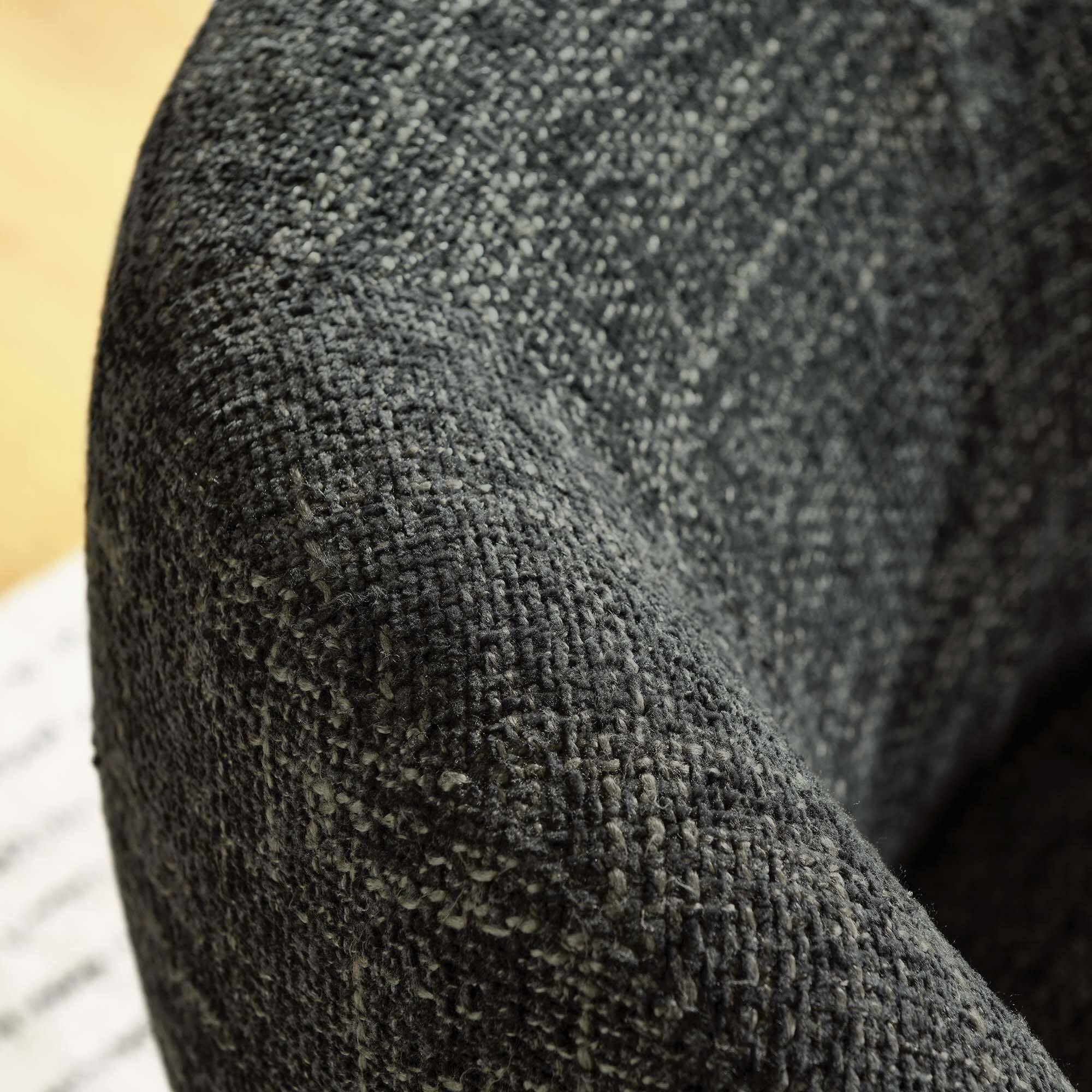 Alt View 1. Modway - Vesta Chenille Fabric Upholstered Swivel Chair by Modway - Carbon Black.