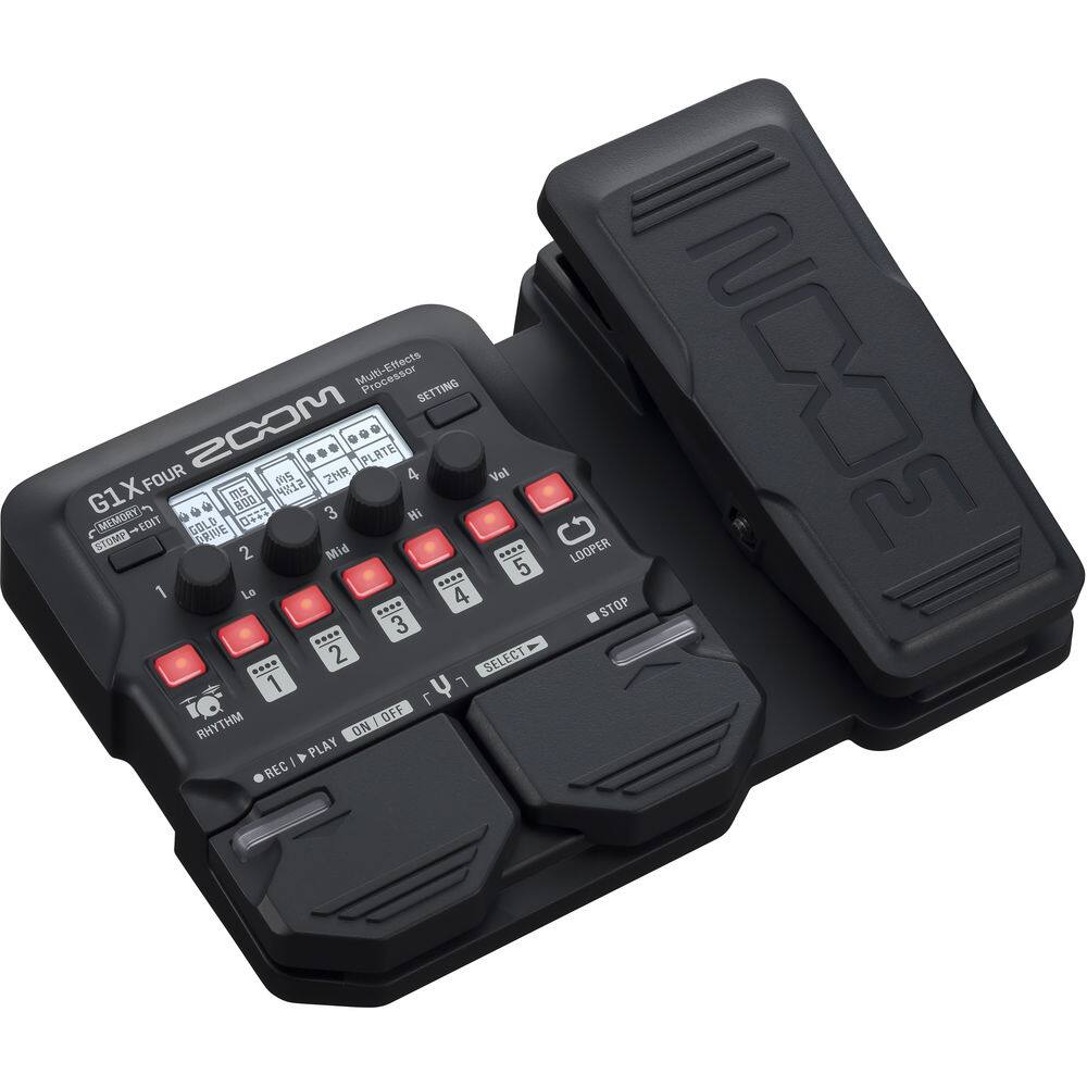 Zoom G1X FOUR Guitar Multi Effects Processor with Expression Pedal