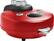 Angle Standard. Pizza Perfector - The Original Theo and Co. Countertop Pizza Oven - Red.