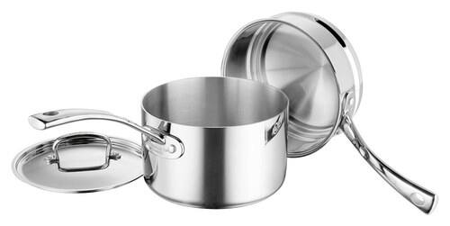 Angle. Cuisinart - 3-Piece Double Boiler Set - Stainless Steel.