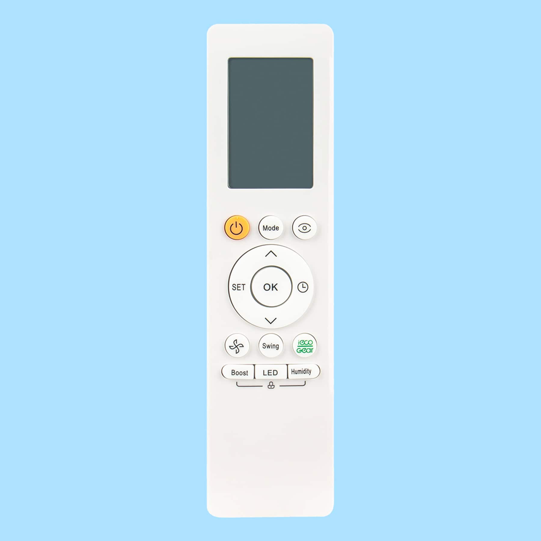 ALLIMITY - RG10L1(C2HS)/BGEF Replacement Remote, Fit for Midea AC Air Conditioner RG10L1-C2HS-BGEF RG10A4(B1)/BGEFU1 RG10A5(B1)/BGC - Black