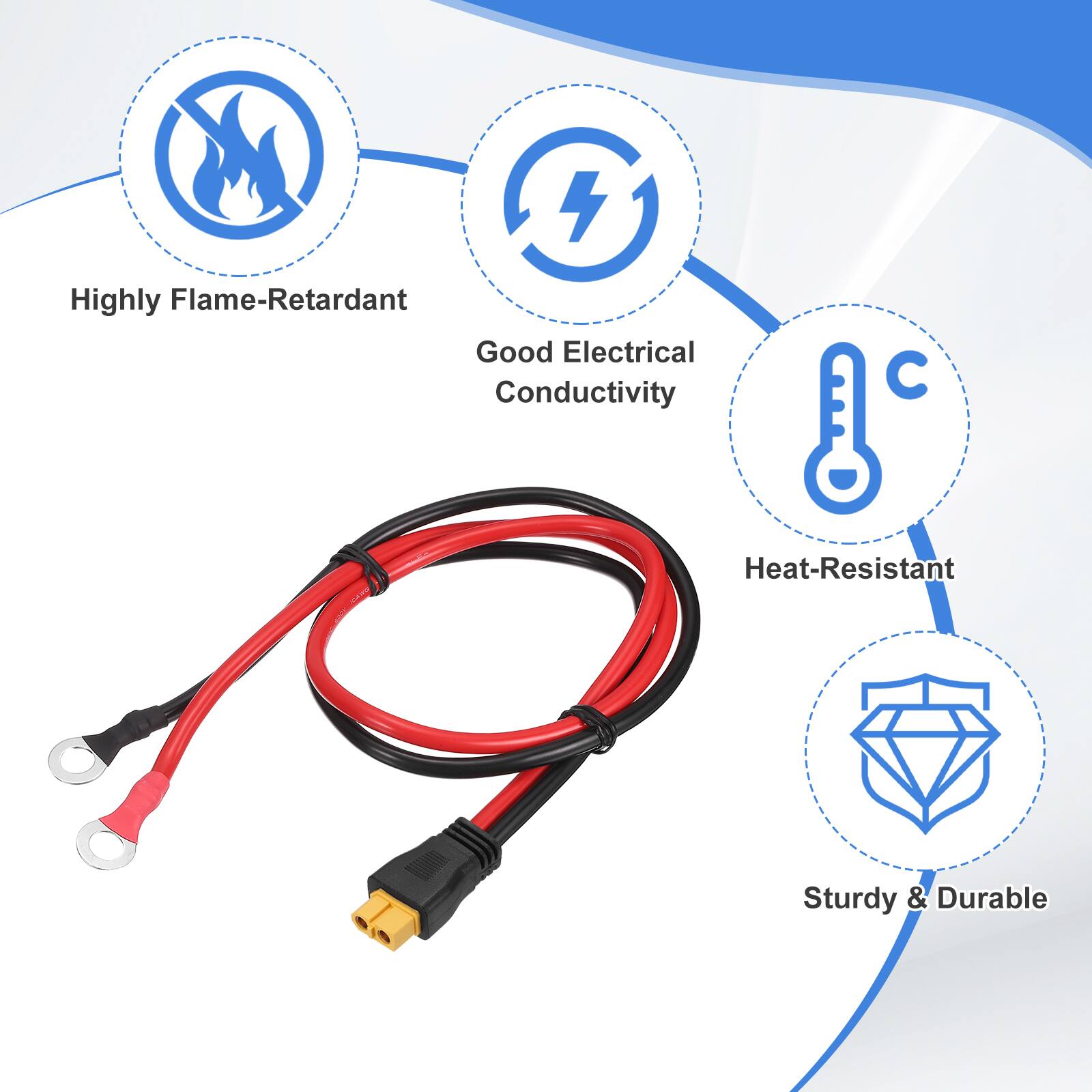 4 Highly Flame-Retardant, Good Electrical Conductivity, Heat-Resistant, Sturdy & Durable