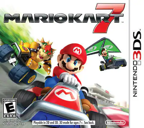 Front. Nintendo - Mario Kart 7. - E (Everyone)