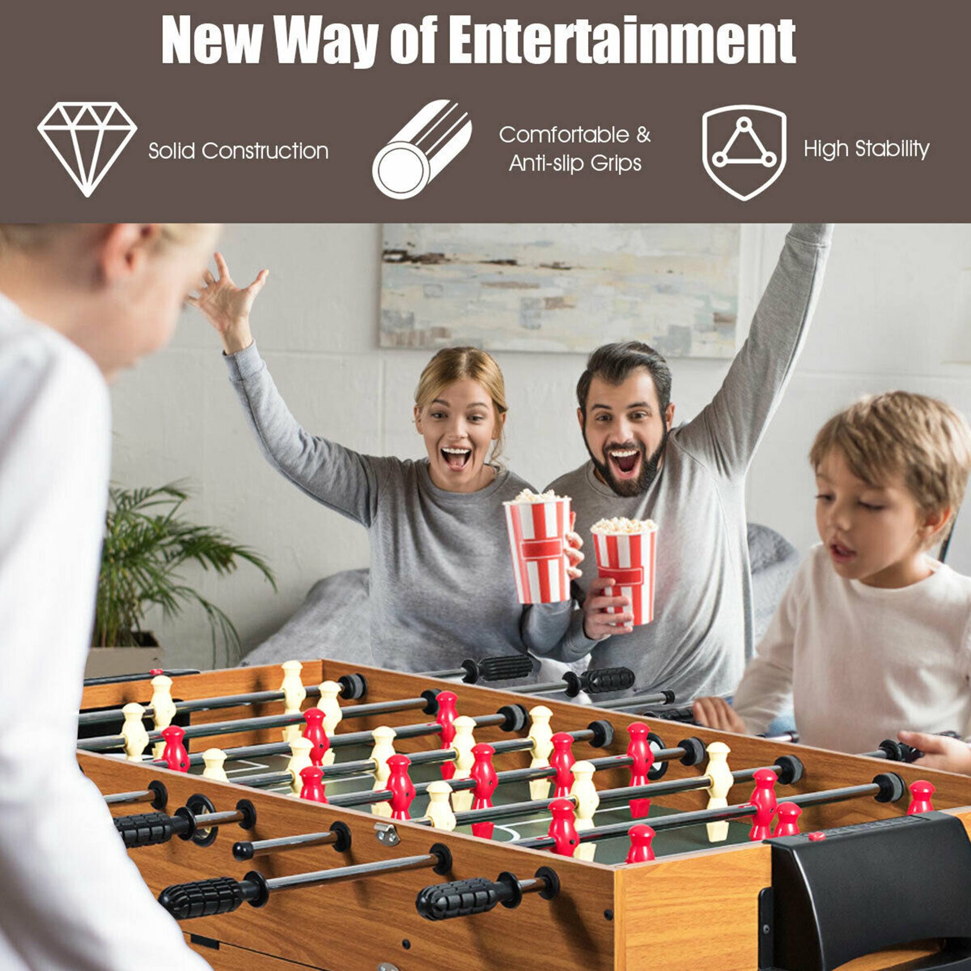 New Way of Entertainment

- Solid Construction
- Comfortable & Anti-slip Grips
- High Stability