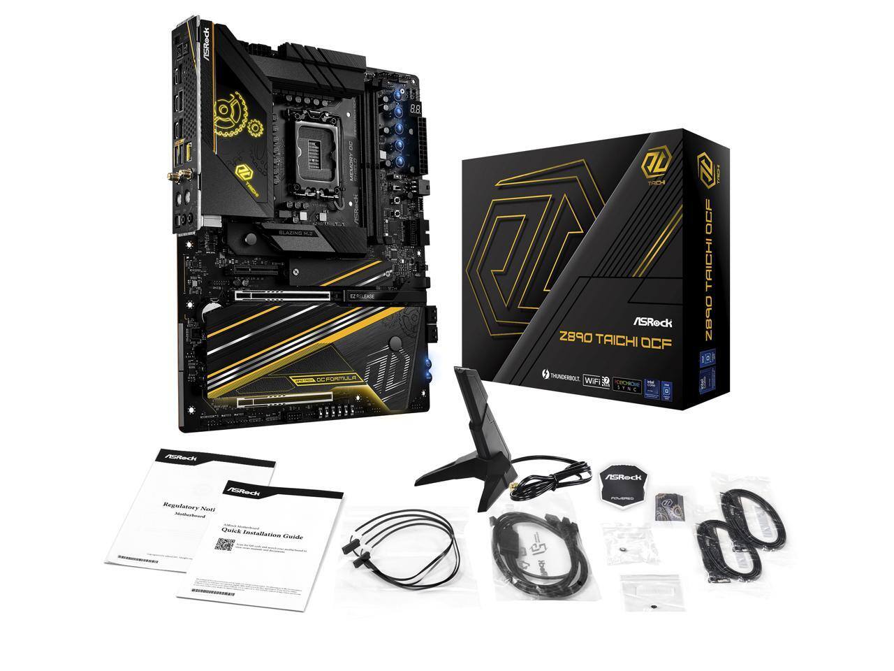 ASRock Z890 TAICHI OCF  
Thunderbolt WiFi  
OC Formula  
Regulatory Notice  
Quick Installation Guide