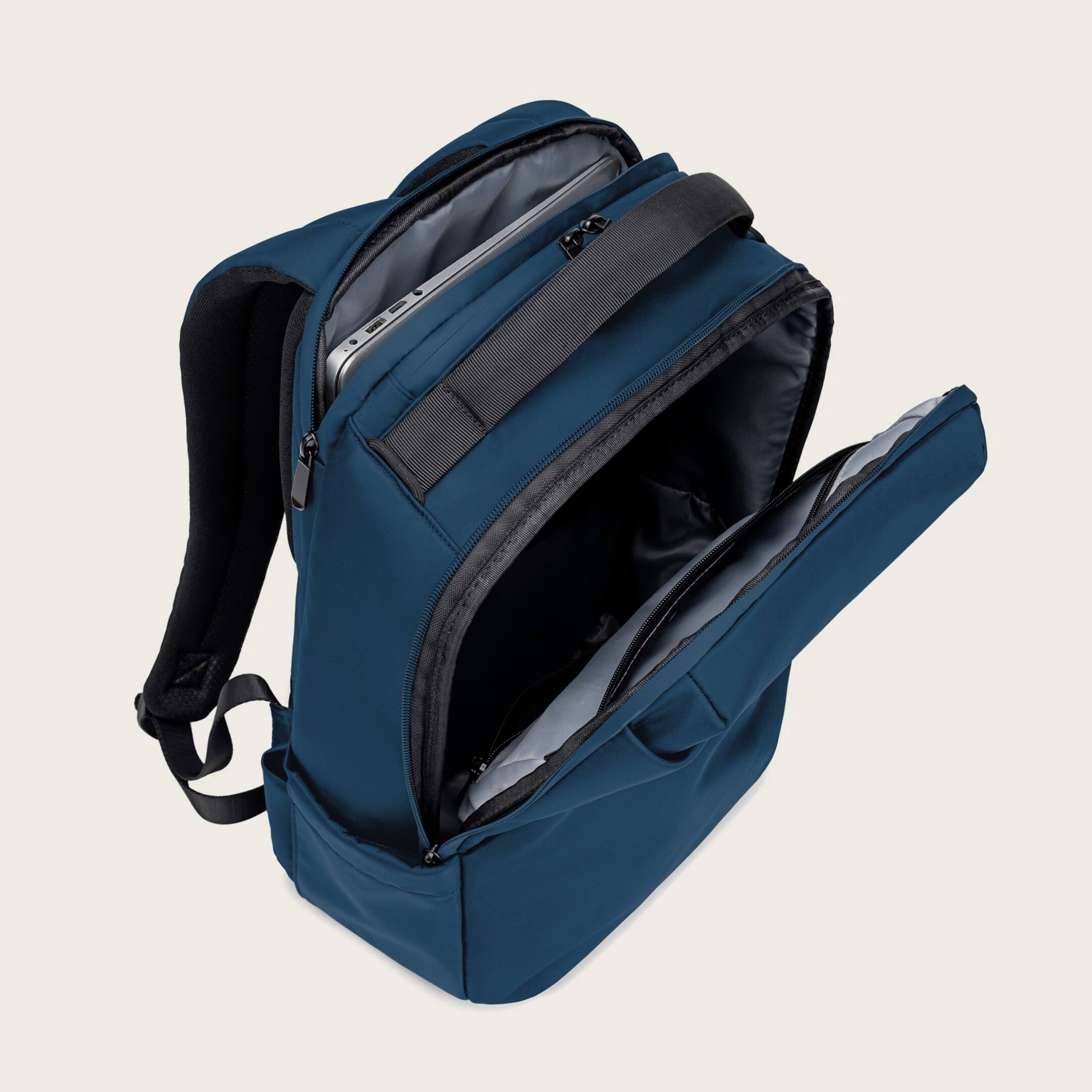Alt View 8. Lux & Nyx - Lux & Nyx - Origami 16" Laptop Backpack - Navy - Navy.
