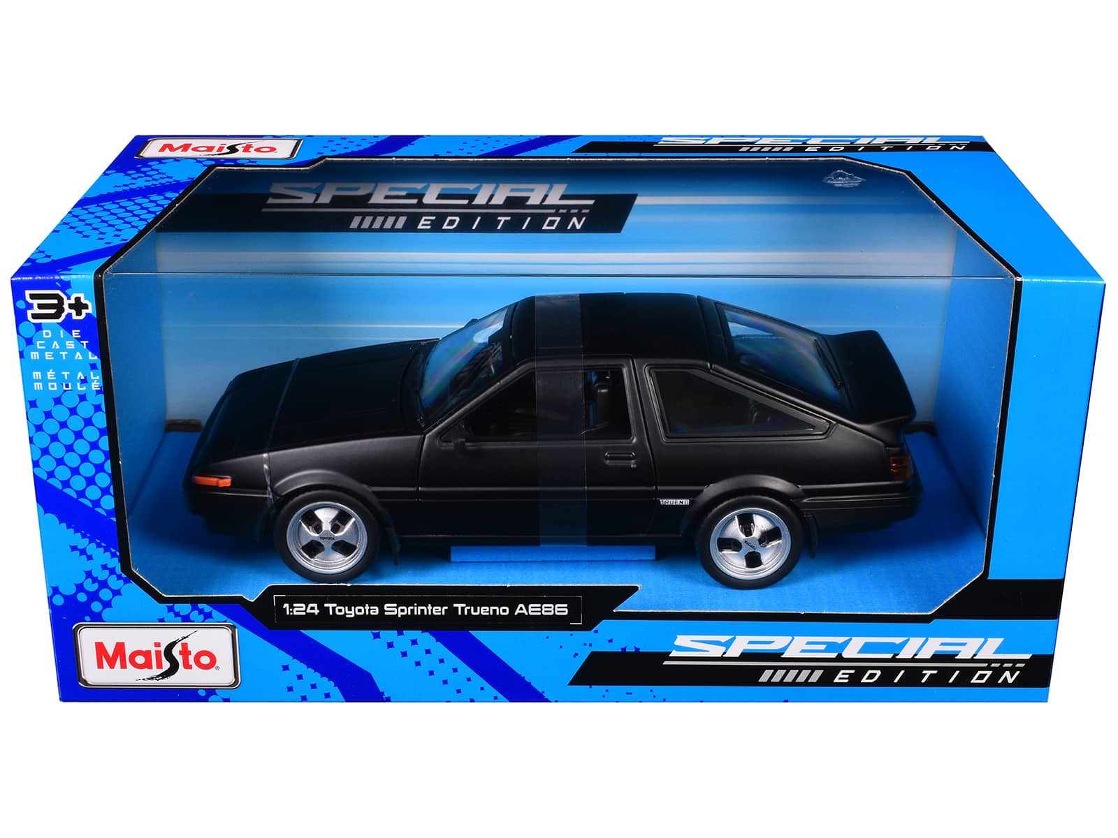 "Toyota Sprinter Trueno AE86 RHD (Right Hand Drive) Matt Black ""Special Edition"" Series 1/24 Diecast Model Car by Maisto" price history on PriceWatchPro