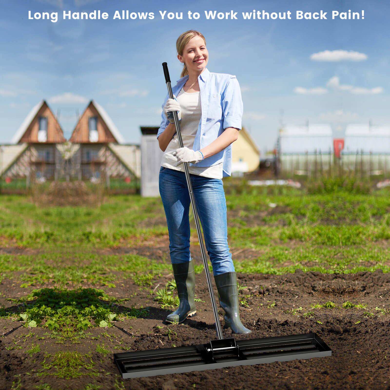 Long Handle Allows You to Work without Back Pain!