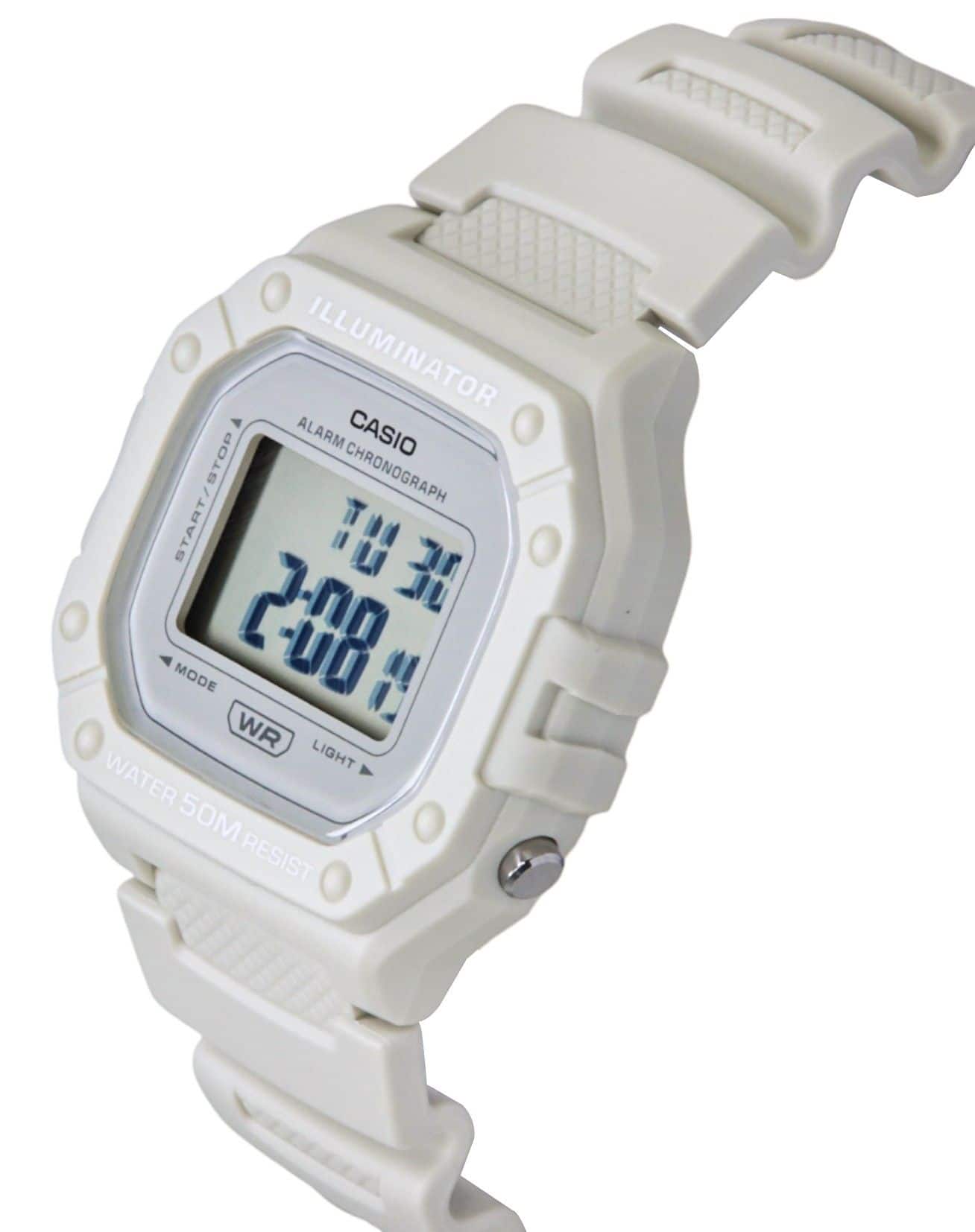 Casio Youth Digital Resin Strap Quartz W 218HC 8AV Unisex Watch