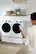 Alt View 33. LG - 7.4 Cu. Ft. Stackable Smart Gas Dryer with Steam and Sensor Dry - White.
