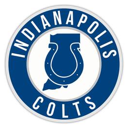 Fan Creations - Indianapolis Colts 15" State Circle Sign - Multicolor