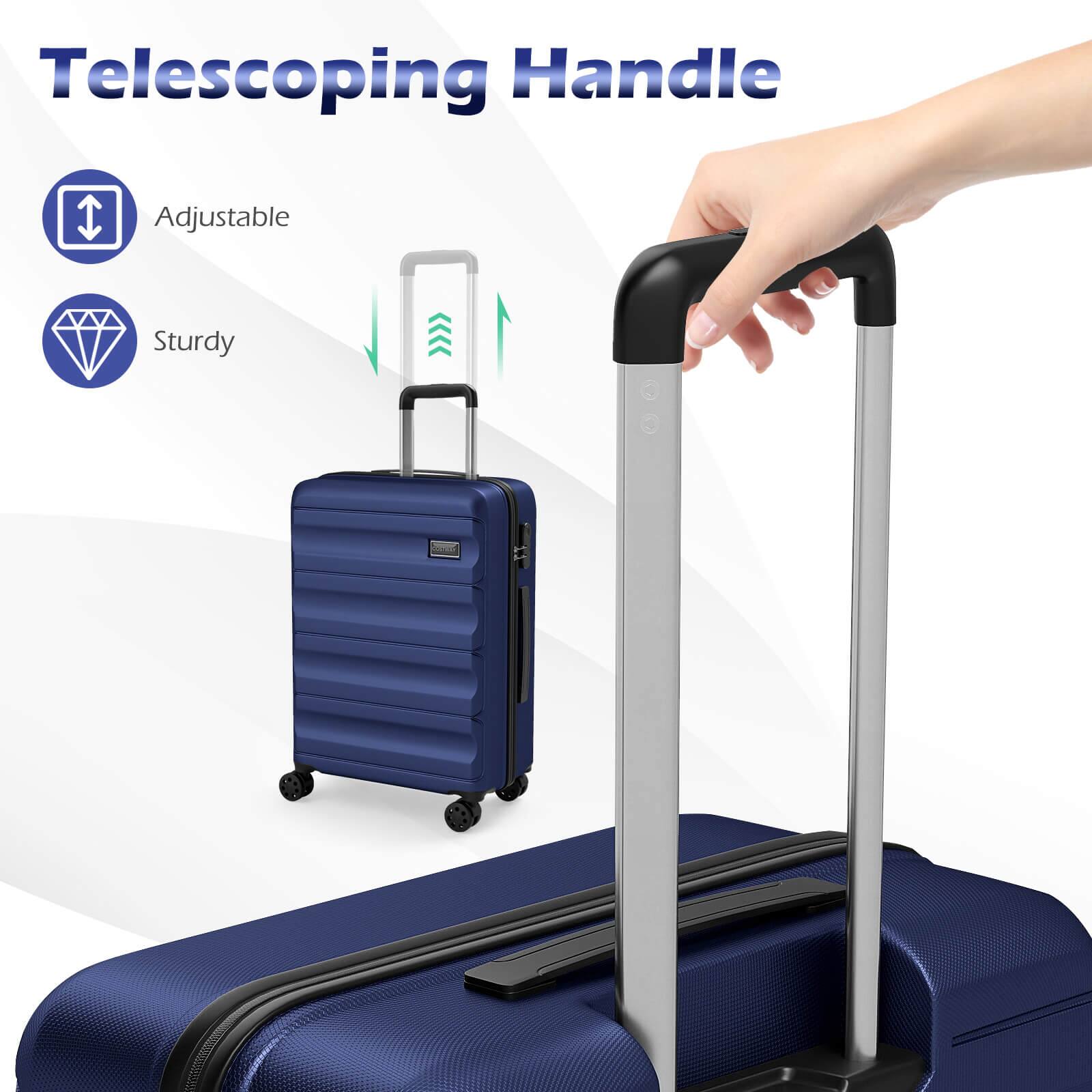 Telescoping Handle

- Adjustable
- Sturdy