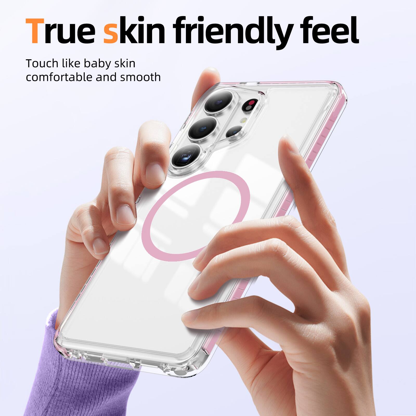 True skin friendly feel

Touch like baby skin comfortable and smooth