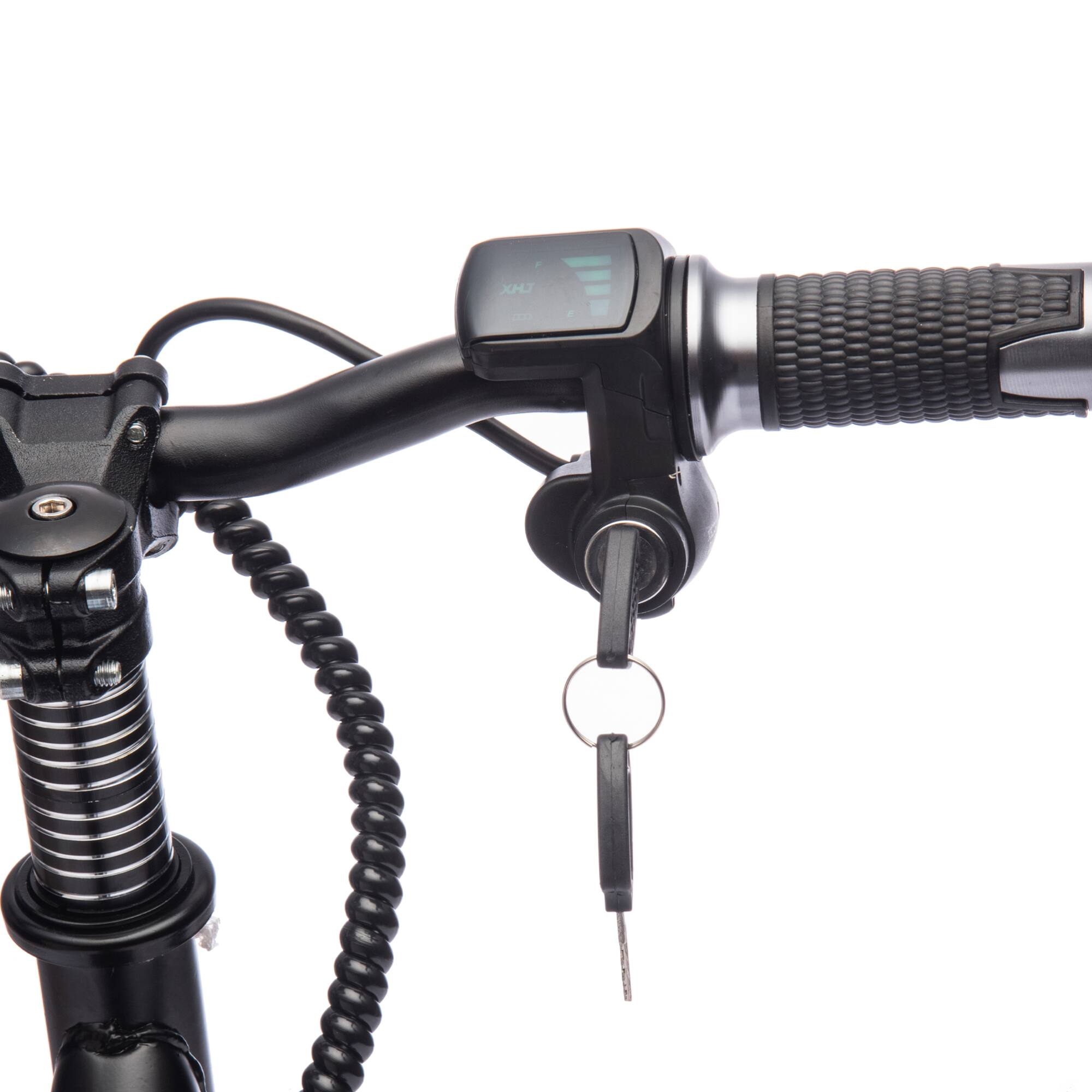 Alt View 8. ELEMENT ACE - 24V Kids Electric Balance Dirt Bike with Adjustable Seat and Power Display for Ages 3+ - Black.