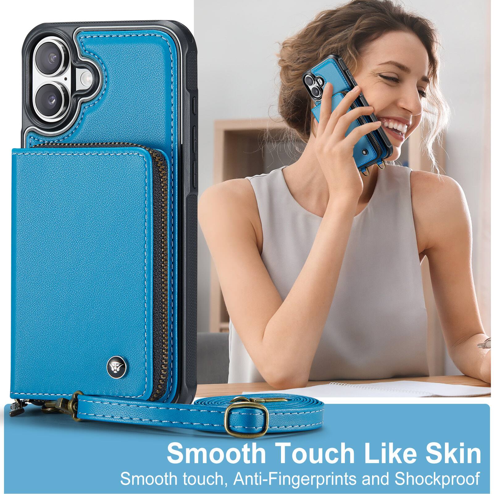 Smooth Touch Like Skin  
Smooth touch, Anti-Fingerprints and Shockproof