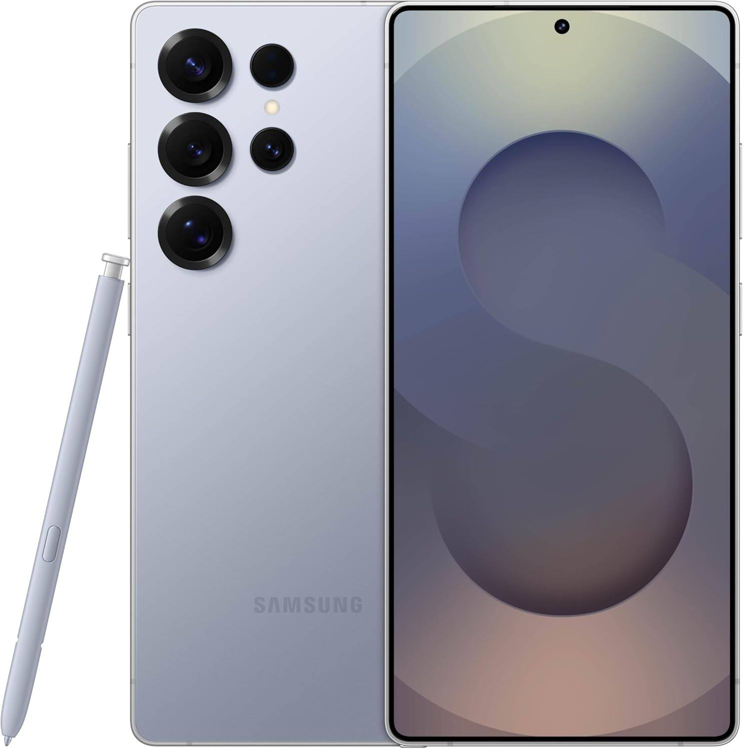 Front. Samsung - Galaxy S25 Ultra S938U (Fully Unlocked) 256GB - Titanium Silverblue.