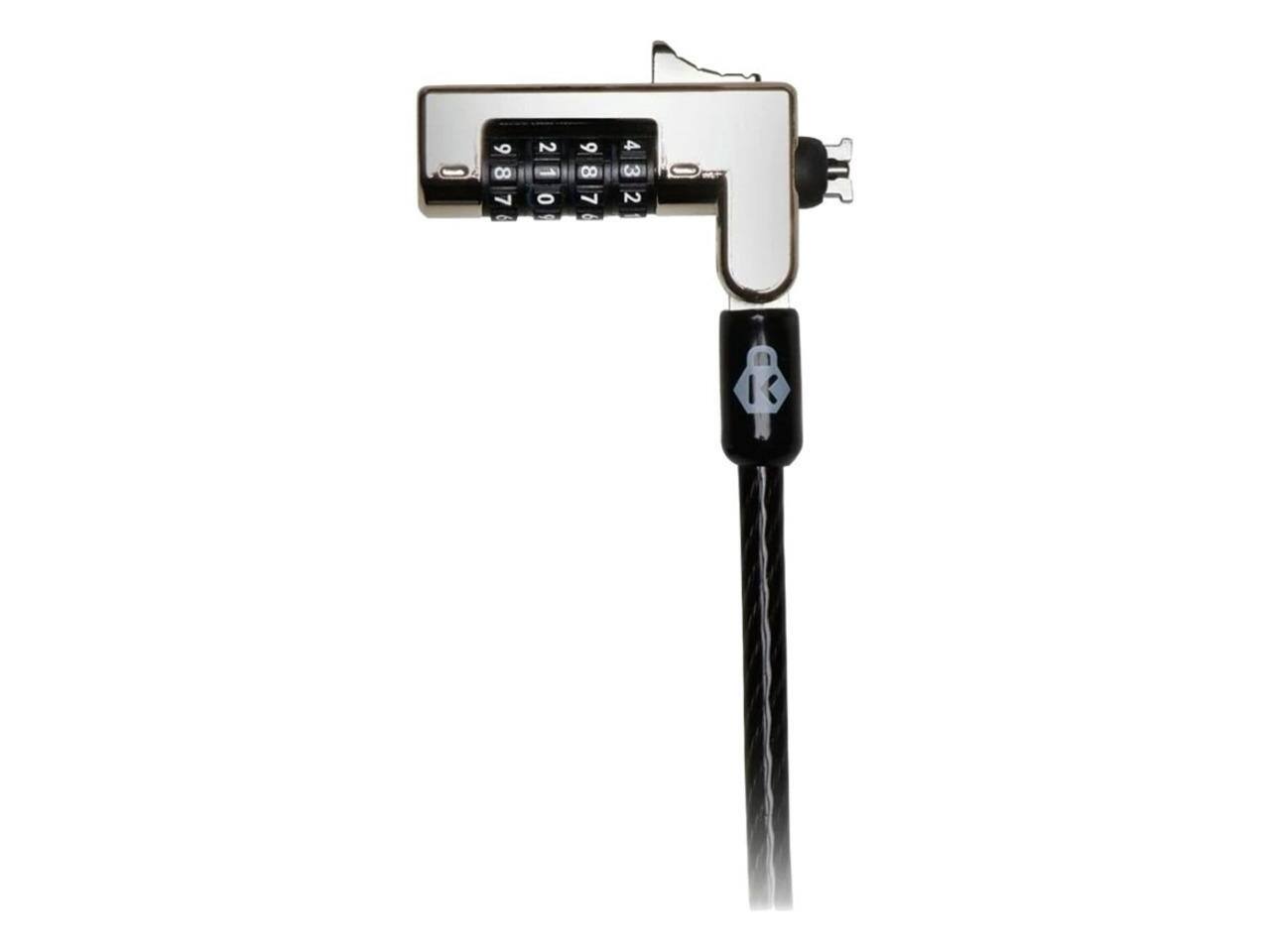Alt View 6. Kensington - Kensington Slim Combination Lock for Standard Slot-Serialized - Resettable - 4-digit - Combination Lock - Carbon Steel.