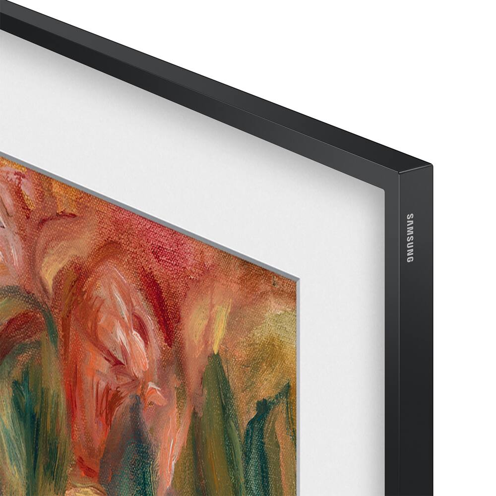 Alt View 1. Samsung - 75" The Frame QLED 4K Smart TV (2024) with Deco Gear Home Theater Bundle.