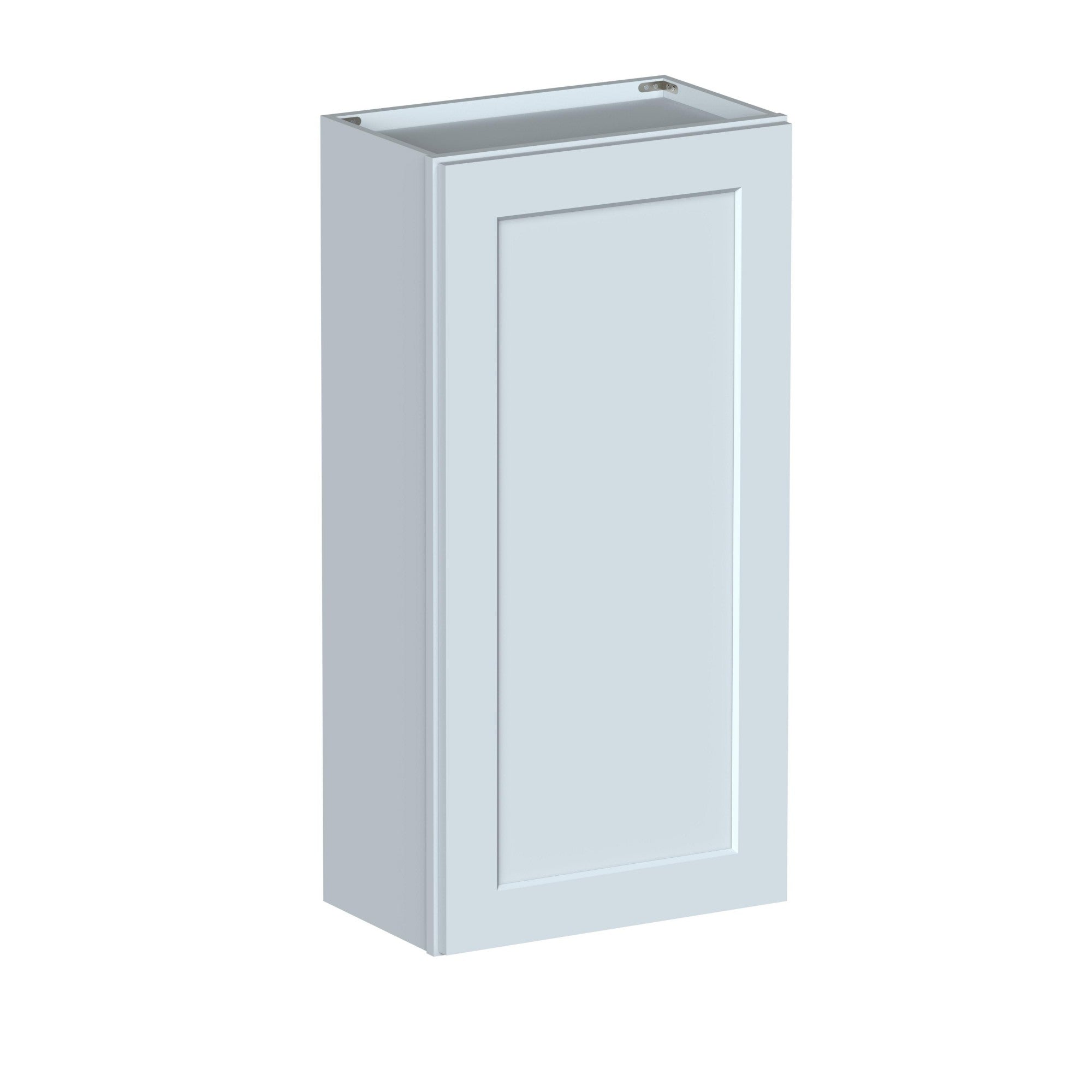 Alt View 1. Boyel Living - 21in.W x12in.D x42in.H Dove Gray WALL CABINET Fully assembled Cabinet With One HDF Door - Gray.