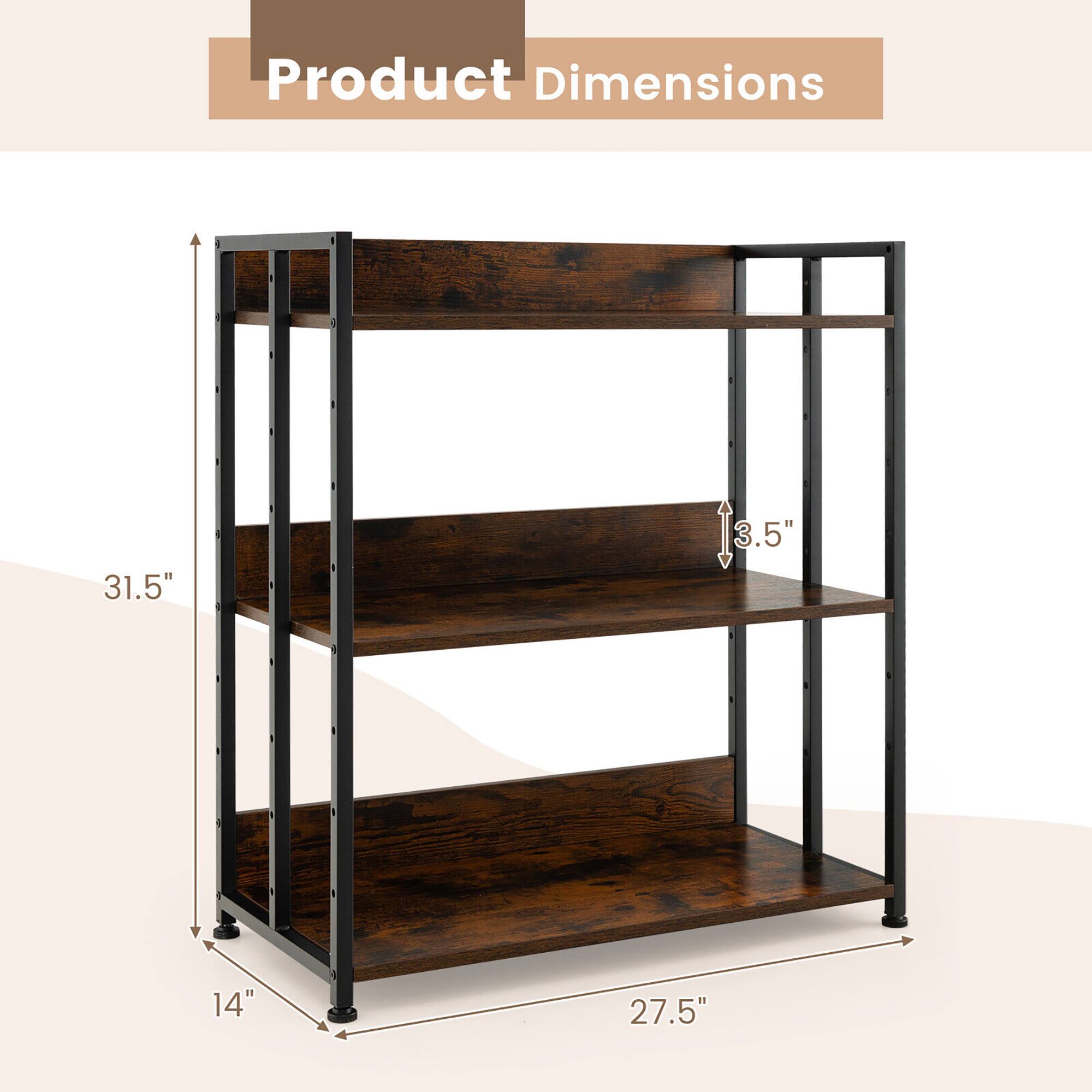 Product Dimensions

- Height: 31.5"
- Depth: 14"
- Width: 27.5"
- Shelf Thickness: 3.5"