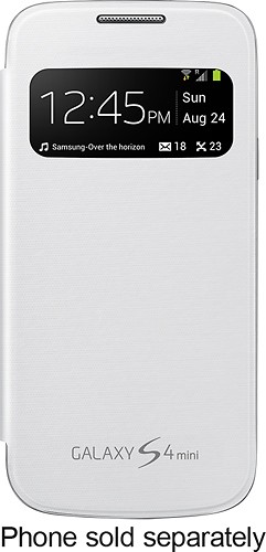 Yoghurt auteur inhoudsopgave Best Buy: Samsung S-View Cover for Samsung Galaxy S 4 Mini Cell Phones  White S-VIEW COVER WHITE GS4 MINI