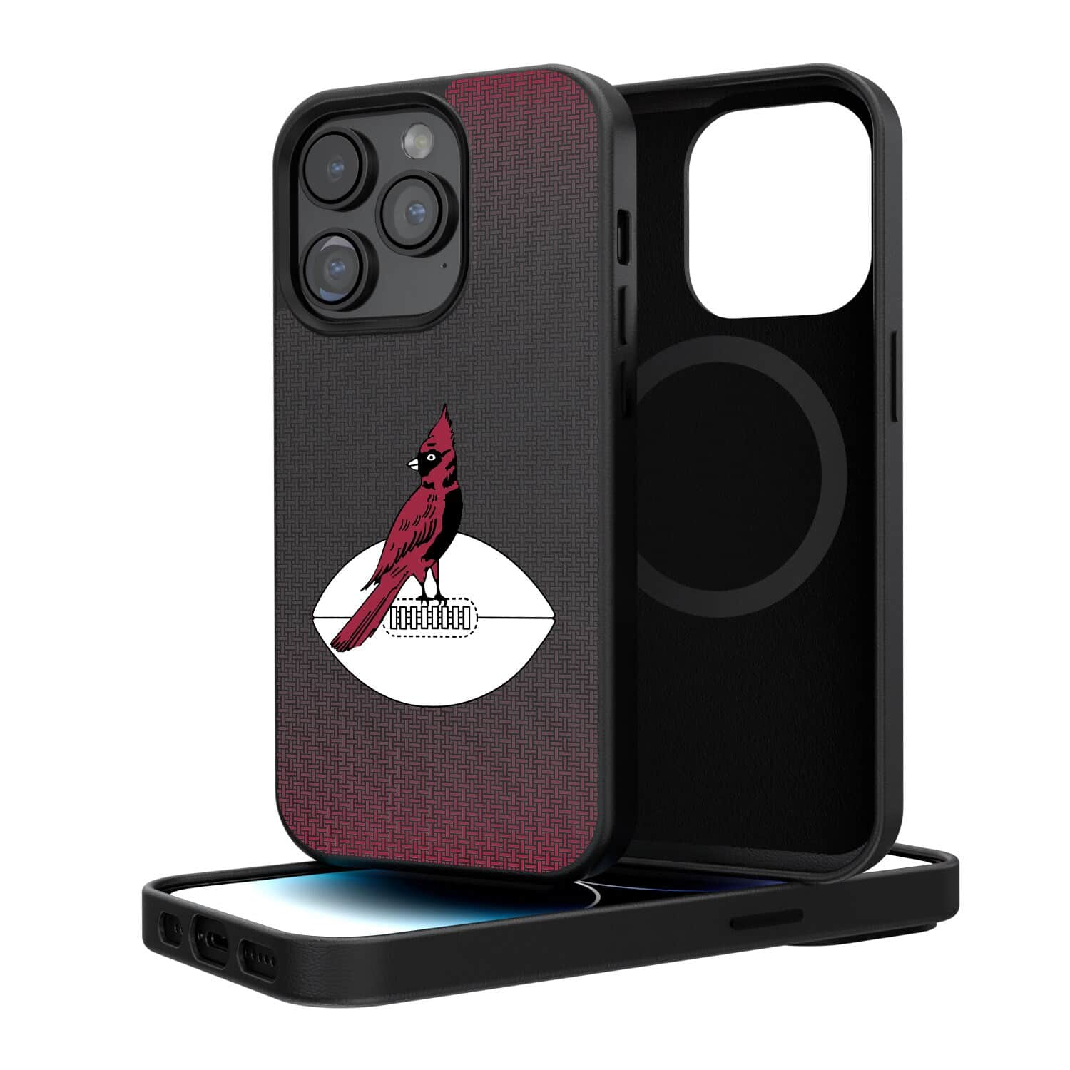 Keyscaper - Chicago Cardinals Linen Logo iPhone Magnetic Bump Case - 16 Plus - Black price history on PriceWatchPro