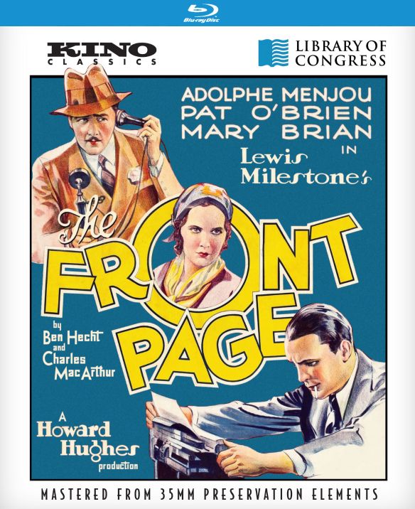 The Front Page [Blu-ray] [1931]