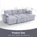 Product Size
Sofa: 52.36" (D) x 105" (W) x 36.22" (H)