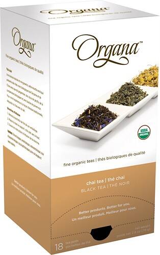 Angle Standard. Organa - Chai Single Cup Tea Pods (18-Pack).