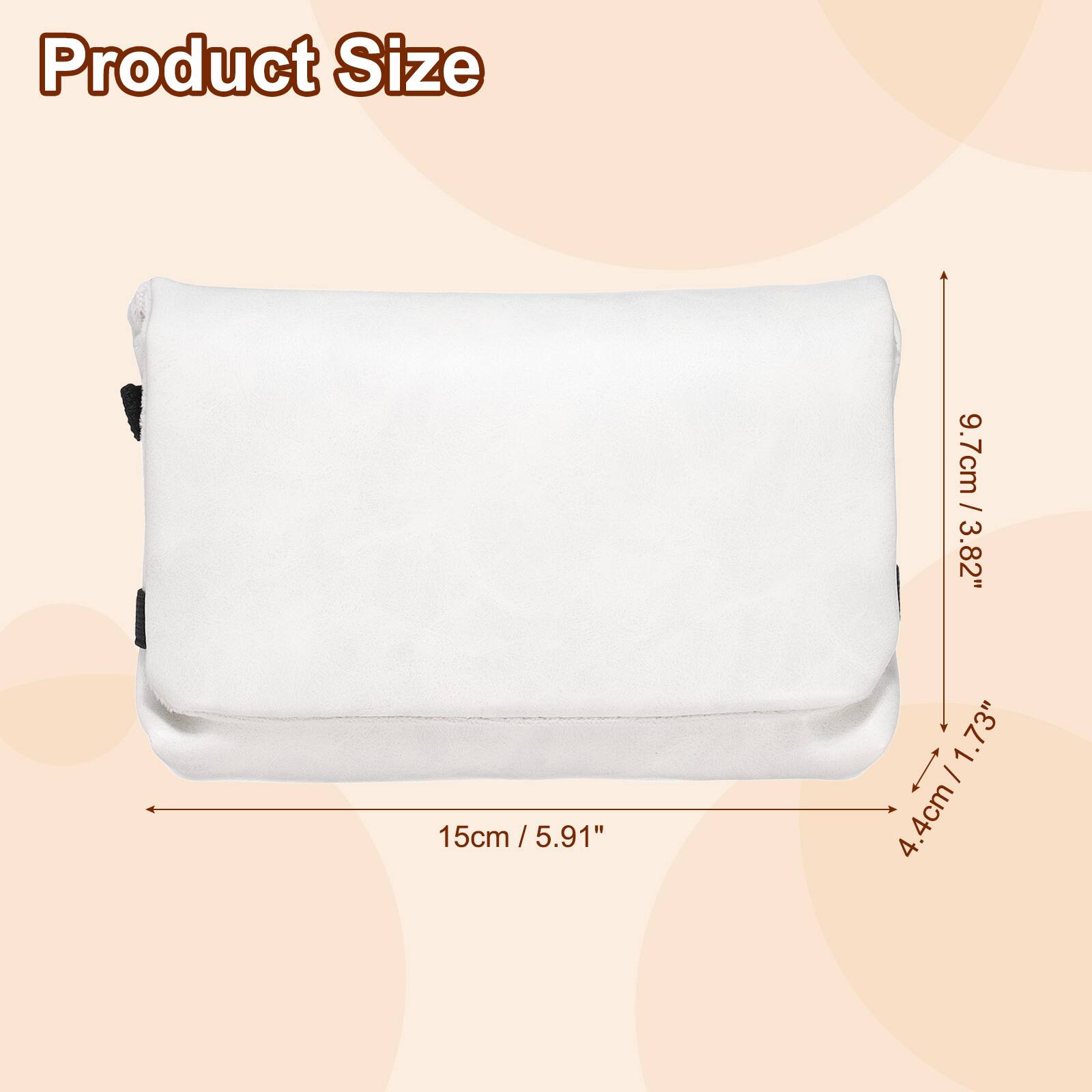 Product Size  
15cm / 5.91"  
9.7cm / 3.82"  
4.4cm / 1.73"