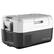 Front. Costway - 37 Quart Portable Electric Car Cooler Refrigerator Compressor Freezer Camping - White/Black.