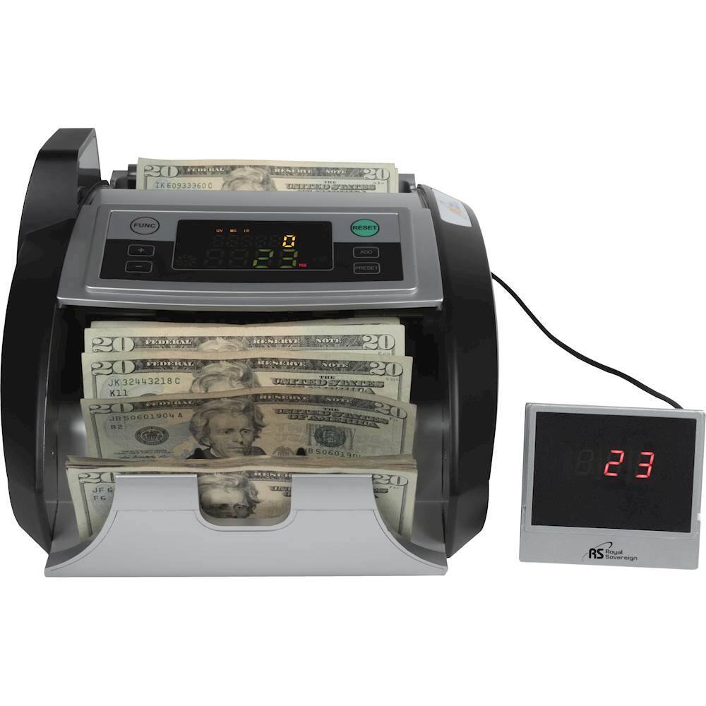Front. Royal Sovereign - Electric Bill Counter - Black/White.