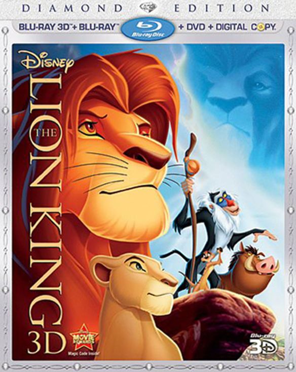  The Lion King [Diamond Edition] [4 Discs] [Includes Digital Copy] [3D] [Blu-ray/DVD] [Blu-ray/Blu-ray 3D/DVD] [1994]
