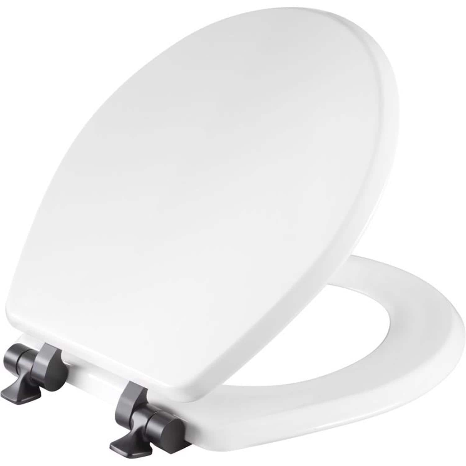 Photos - Toilet Seat Bemis Mayfair by  Benton Slow Close Round Enameled Wood  - White 26MBSL 000 