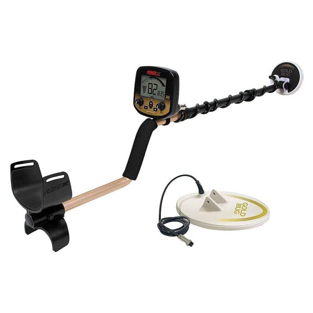 Fisher - Labs GOLDBUG Pro Coil Combo Gold Metal Detector with 5 Inch and 10 Inch Waterproof Search Coil.