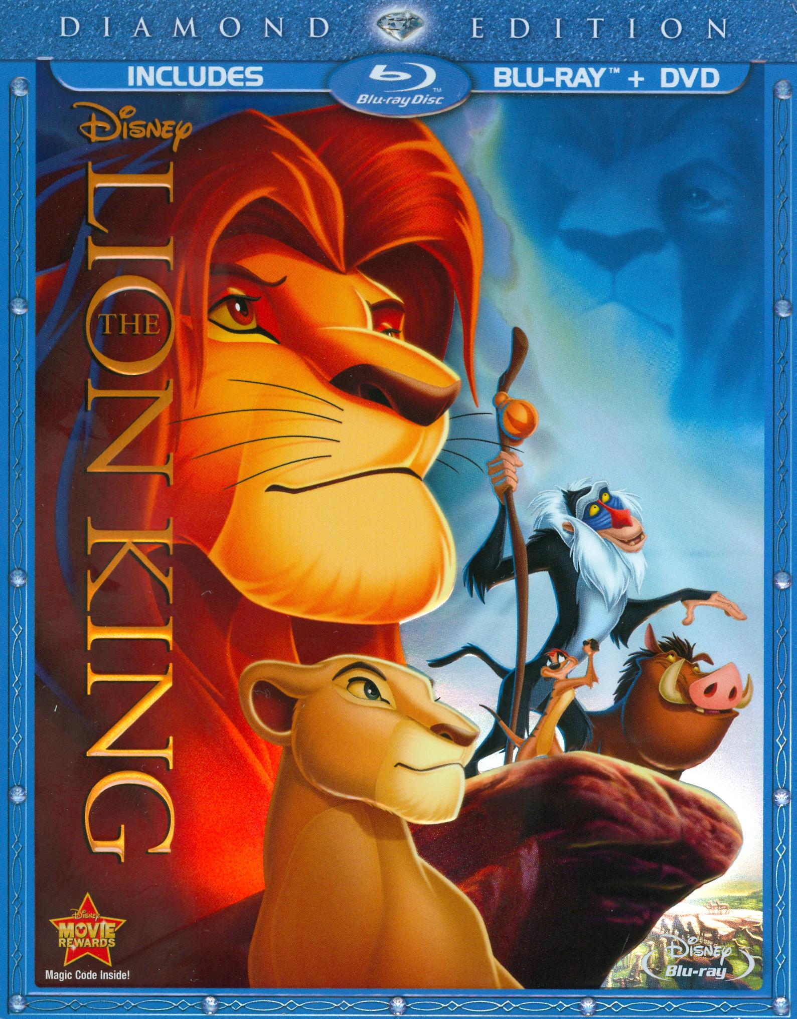 Best Buy The Lion King Diamond Edition Discs Blu Ray Dvd
