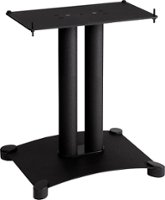 Sanus - Foundations Steel Series Center-Channel Speaker Stand - Black - Angle_Zoom