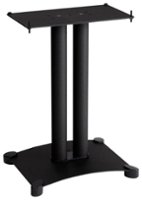 Sanus - Foundations Steel Series Center-Channel Speaker Stand - Black - Front_Zoom
