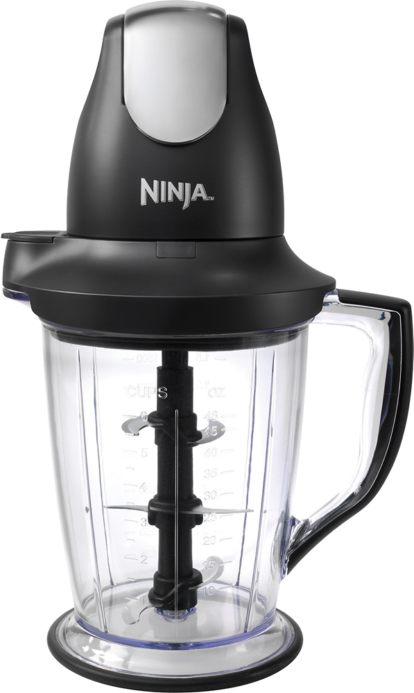 Ninja - Master Prep Food Processor - Black, Stainless Steel