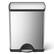 Alt View 11. simplehuman - 46 Liter Dual Compartment Rectangular Step Can - Stainless-Steel.