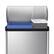 Alt View 12. simplehuman - 46 Liter Dual Compartment Rectangular Step Can - Brushed Stainless Steel.